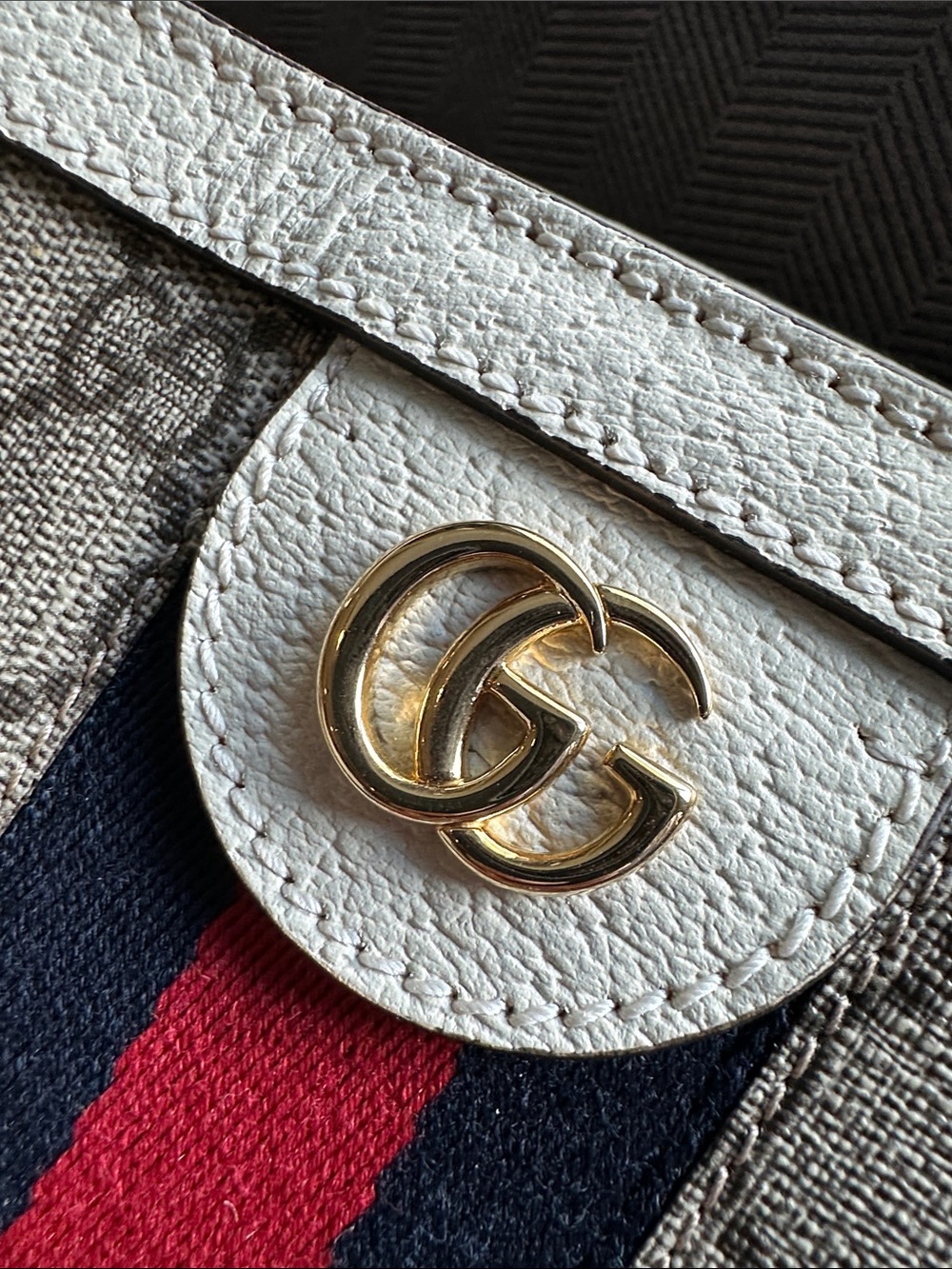 Gucci Ophidia Tote with Red and Blue Stripe - New - Picture 7 of 8